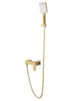 Смеситель для душа WONZON & WOGHAND CUBE 2.0, Брашированное золото (WW-88048068-BG)