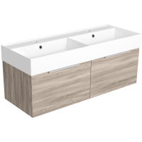 SIMAS AGILE  Тумба подвесная 120x46xh40 см, для раковины AG121D.., 1 ящик, ручка матовый хром, цвет ROCCIA SIMAS AGILE  Тумба подвесная 120x46xh40 см, для раковины AG121D.., 1 ящик, ручка матовый хром, цвет ROCCIA