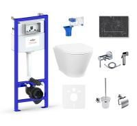 Комплект 10 в 1 Lavinia Boho Elegant Rimless 75110822, премиум с каменной клавишей