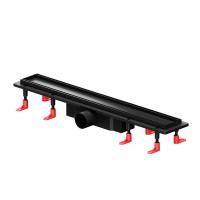 W02SC-U11-060-04BM PrimeFlow Трап для душа линейный универс затвор Tile 60см цвет черн мат W02SC-U11-060-04BM PrimeFlow Трап для душа линейный универс затвор Tile 60см цвет черн мат