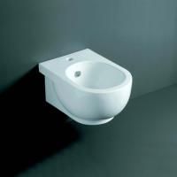 SIMAS E-LINE Биде подвесное 51х35см c 1 отверстием под смеситель, цвет белый (без крепежа F85)