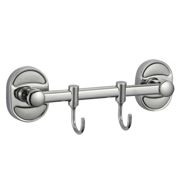 Планка с крючками Savol S-008202, хром