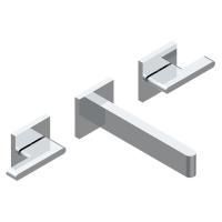 THG ICON-X METAL À MANETTES Смеситель для раковины настенный, на 3 отверстия, внешняя часть, цвет хром