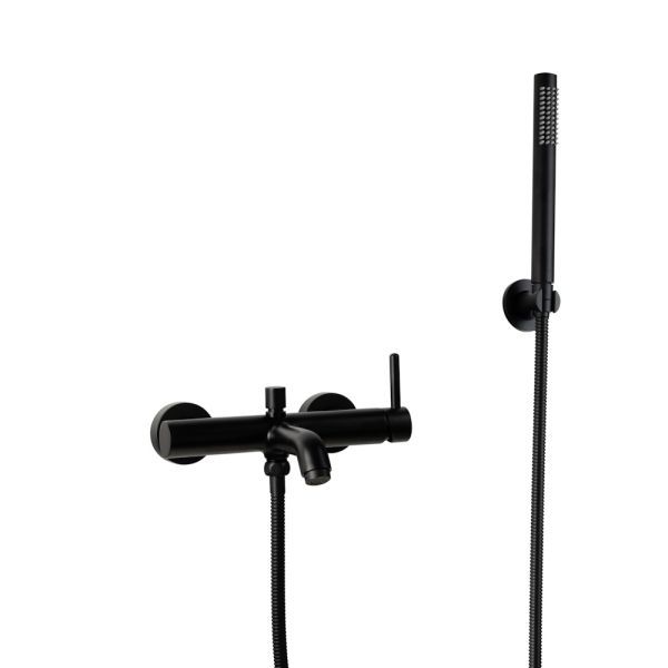 Смеситель для ванны FILARETE Roun FL2120BL, черный