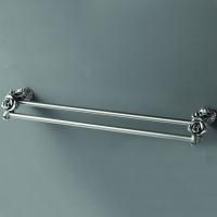 Держатель для полотенец Art&Max Rose AM-B-0918-T Серебро