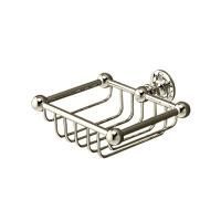 Devon First Class Мыльница малая решетчатая, настенная, цвет: никель блестящий