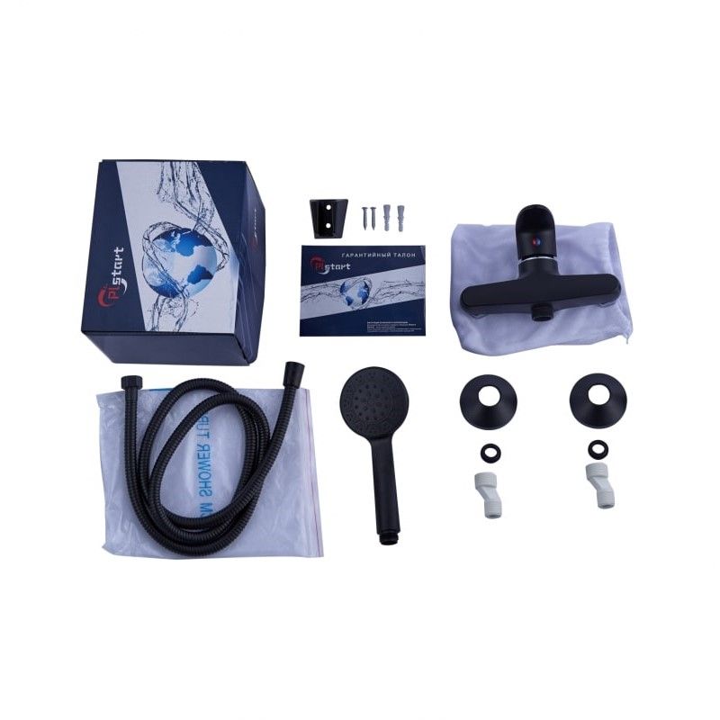 Смеситель для душа Plstart PL2005-7, черный