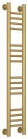 Полотенцесушитель водяной "Богема+" прямая 1000х150 (Матовое ЗОЛОТО)