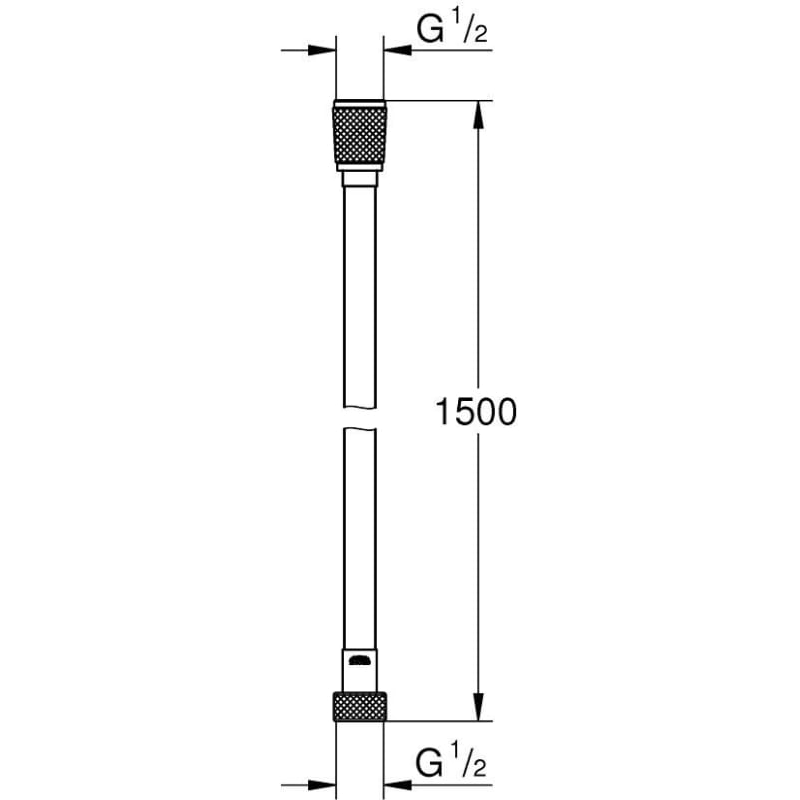 Душевой шланг GROHE SILVERFLEX 26346001 (хром, пластик, 150-см, круглый), шт Душевой шланг GROHE SILVERFLEX 26346001 (хром, пластик, 150-см, круглый), шт
