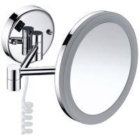 Косметическое зеркало WasserKRAFT K-1004 с подсветкой с увеличением Хром