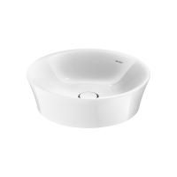 Duravit White Tulip Раковина ? 500  мм накладная без отв под смес, с керам крышкой без перелива,  с WonderGliss, цвет: белый