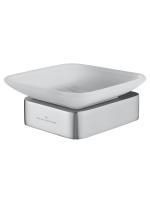 Мыльница с держателем WONZON & WOGHAND LOTTE, Хром (WW-8322)