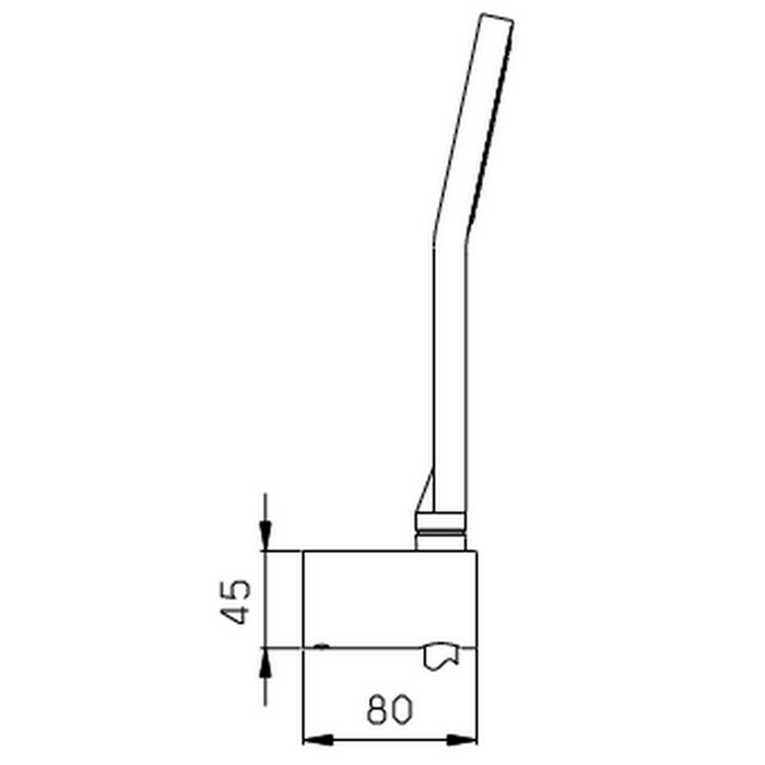 HUBER Shower Душевой гарнитур:ручная лейка d105 мм,шланг 150 см,держатель настенный для лейки, цвет хром