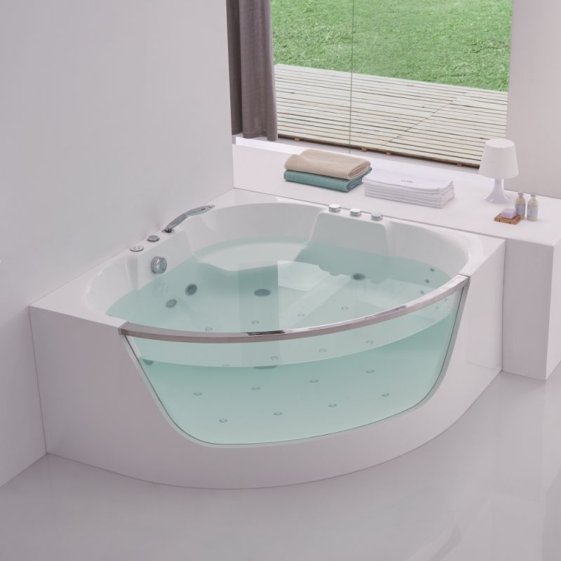 Акриловая ванна SSWW A4104 CGSM 140х140 с гидромассажем
