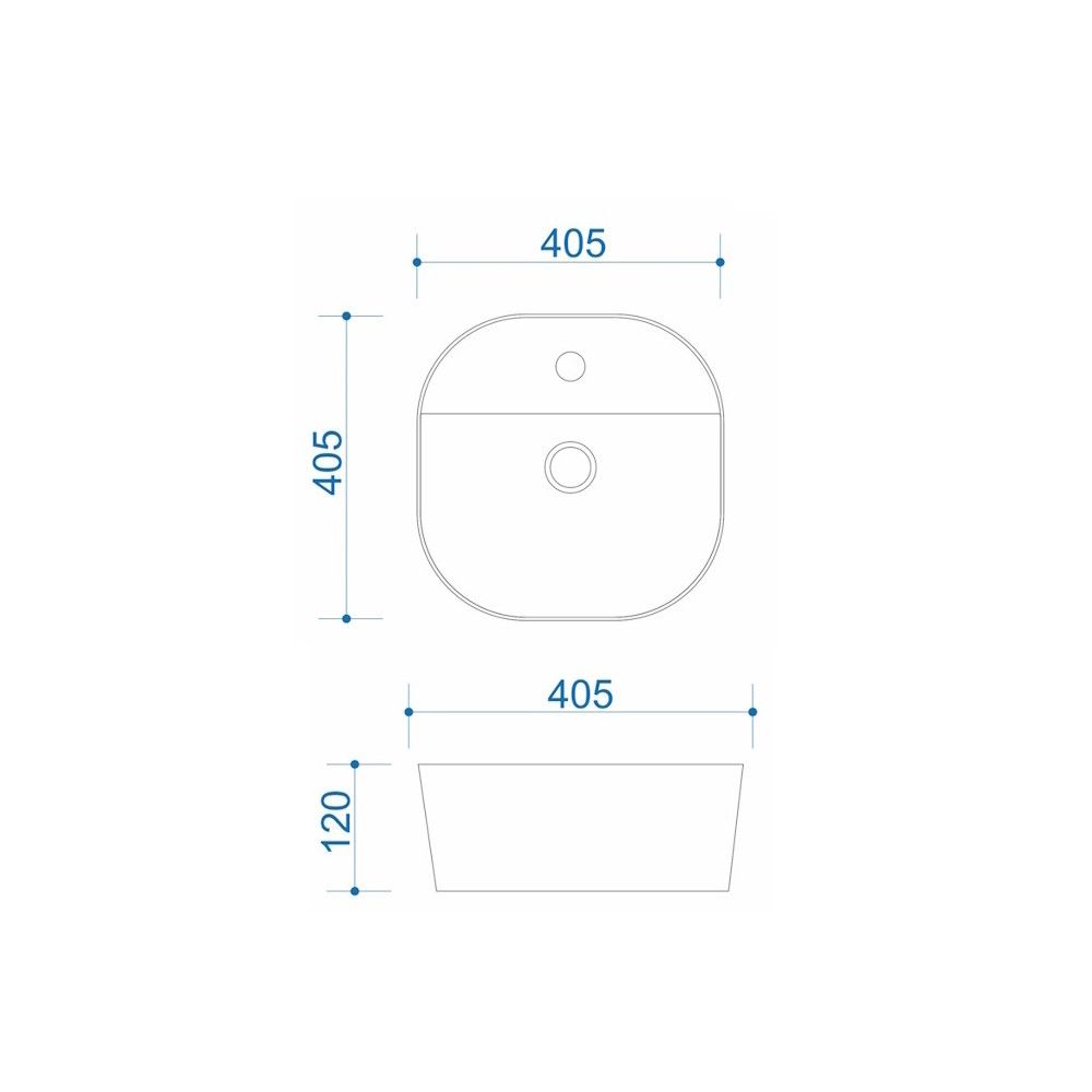 Раковина чаша Maretti FL13NS88-844, белая, артикул FL13NS88-844