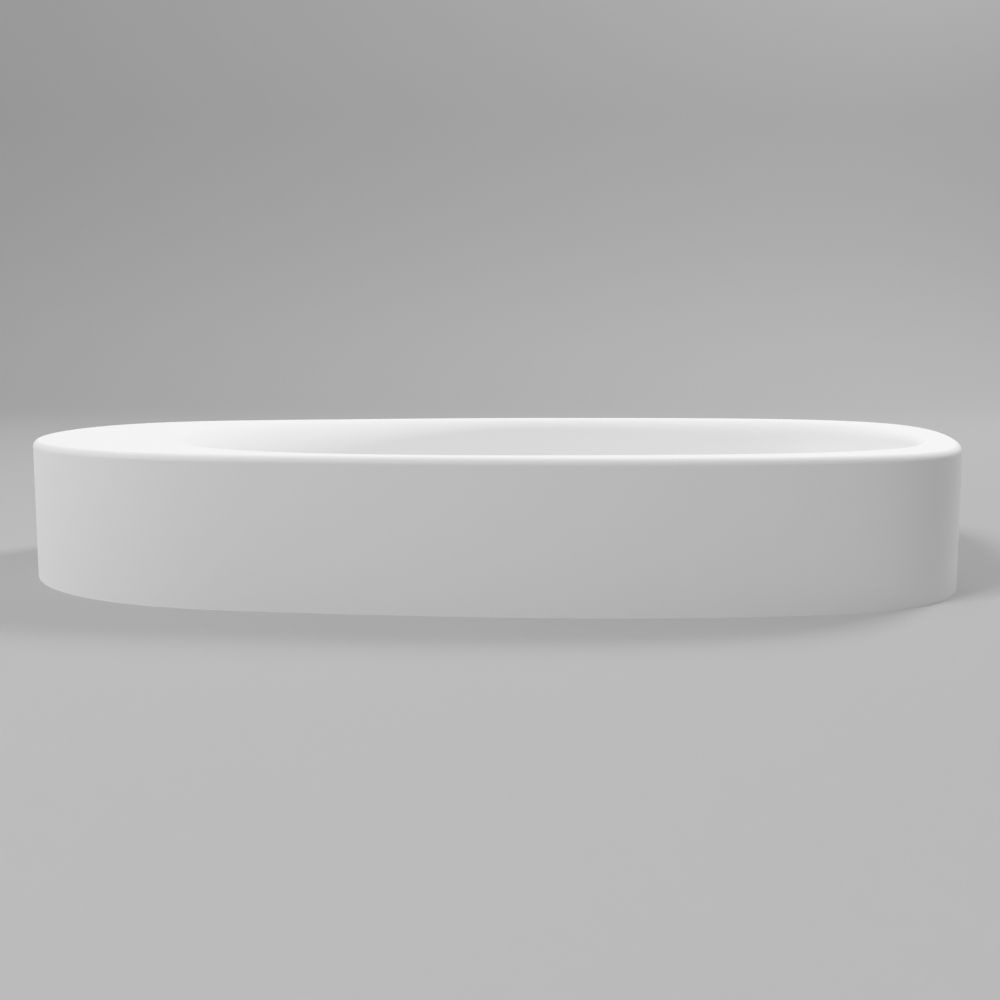 Умывальник WHITECROSS Moonstone F 70x35 (белый мат) иск. камень