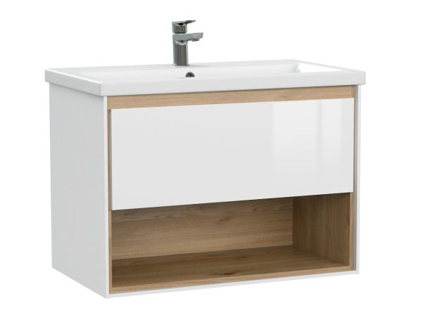 Тумба подвесная Cersanit LOUNA 80 белый под раковину S-UM-COM80/1-w (COMO 80) (64071)