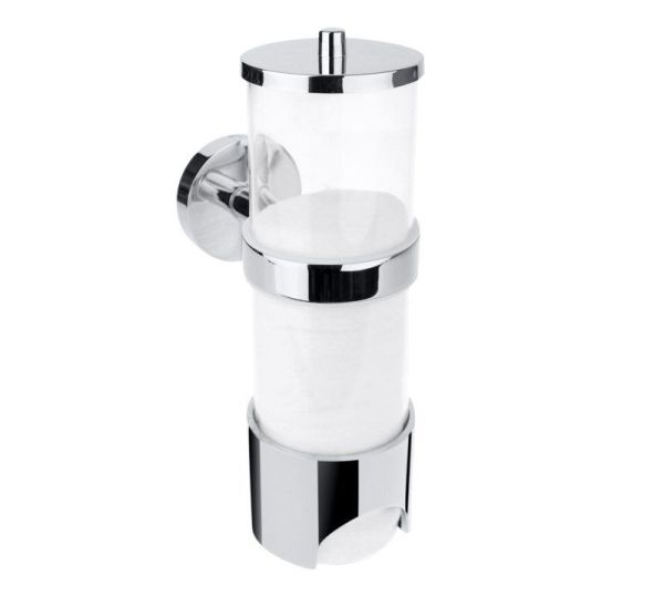 Диспенсер OMEGA для косметических тампонов хром 65*205*115мм