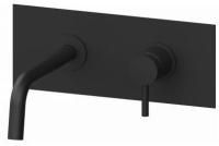 Смеситель для раковины Paffoni Light LIG105NO (с внутренней частью) черный матовый