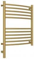 Полотенцесушитель электрический "БОГЕМА 3.0" 600х500 / МЭМ левый (Матовое золото)