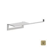 Бумагодержатель, Almar, 316 Stainless Steel, без крышки, с полочкой, ширина, мм-282, тип установки-настенный, цвет-High Brass Brushed PVD AISI 316 Бумагодержатель, Almar, 316 Stainless Steel, без крышки, с полочкой, ширина, мм-282, тип установки-настенный, цвет-High Brass Brushed PVD AISI 316