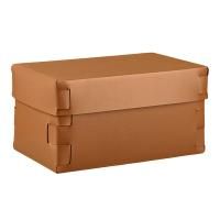 Colombo Adj Коробка Snob, 25x15H13,5 см, цвет: коньяк/бордо Colombo Adj Коробка Snob, 25x15H13,5 см, цвет: коньяк/бордо