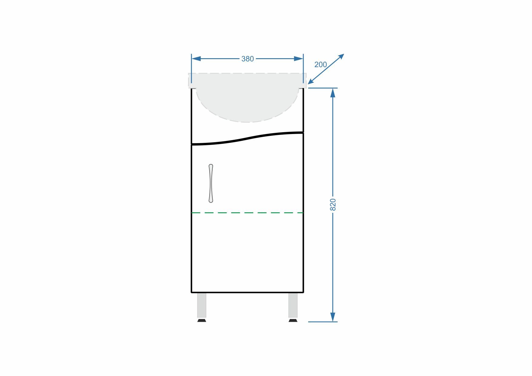 Тумба "Волна 40", Азов 40