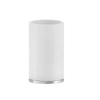 GESSI INCISO Стакан настольный, цвет: белый/хром GESSI INCISO Стакан настольный, цвет: белый/хром