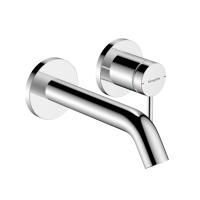 Смеситель для раковины, Hansgrohe, Tecturis S, тип открывания воды-однорычажный, монтаж-настенный встраиваемый, отверстия для монтажа-2, вынос излива, мм-165, тип излива-неподвижный, донный клапан-отсутствует, цвет-хром Смеситель для раковины, Hansgrohe, Tecturis S, тип открывания воды-однорычажный, монтаж-настенный встраиваемый, отверстия для монтажа-2, вынос излива, мм-165, тип излива-неподвижный, донный клапан-отсутствует, цвет-хром