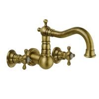 ARCADIA Смеситель для раковины скрытого монтажа настенный, бронза