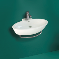 Simas Lft Spazio раковина подвесная/накладная 73x45,5см, с 1 отверстием выбитым вручную, цвет белый Simas Lft Spazio раковина подвесная/накладная 73x45,5см, с 1 отверстием выбитым вручную, цвет белый