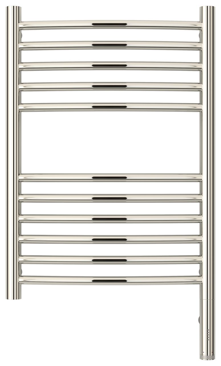 Полотенцесушитель, Сунержа, Богема 3.0, выгнутая, электрический, ширина, мм-432, глубина, мм-88, высота, мм-724, межосевое расстояние-400, подключение-нижнее справа, электрокомплект-МЭМ, мощность, Вт-300, материал-нержавеющая сталь, назначение-система эле