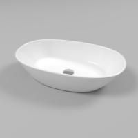 Умывальник WHITECROSS Amazon 60x35 (белый глянец) иск. камень Умывальник WHITECROSS Amazon 60x35 (белый глянец) иск. камень