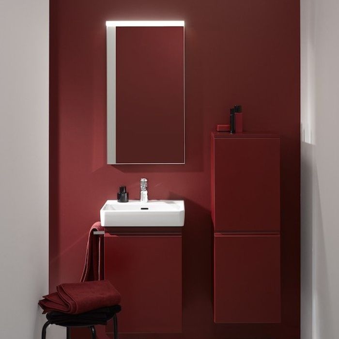 Зеркало, Laufen, Frame 25, ширина, мм-450, высота, мм-825, рама-есть, материал рамы-алюминий