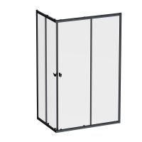 W87G-403-12080-BT Sunny душ огражд прямоугольн, раздвижн двери 120x80 черный,стекло прозрачн W87G-403-12080-BT Sunny душ огражд прямоугольн, раздвижн двери 120x80 черный,стекло прозрачн