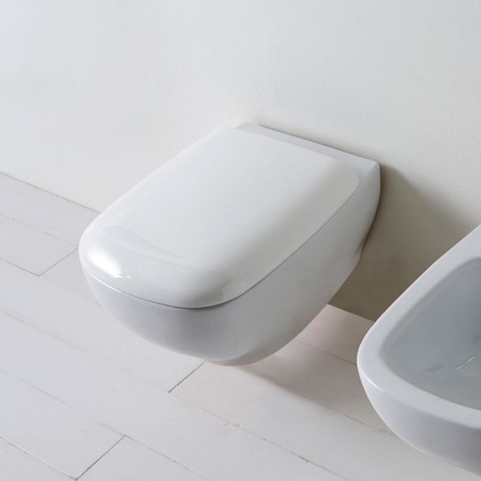 GLOBO Argento Унитаз подвесной (для людей с ограниченными возможностями) 70*37*h35,5см, удлиненный, с креплением, цвет: белый