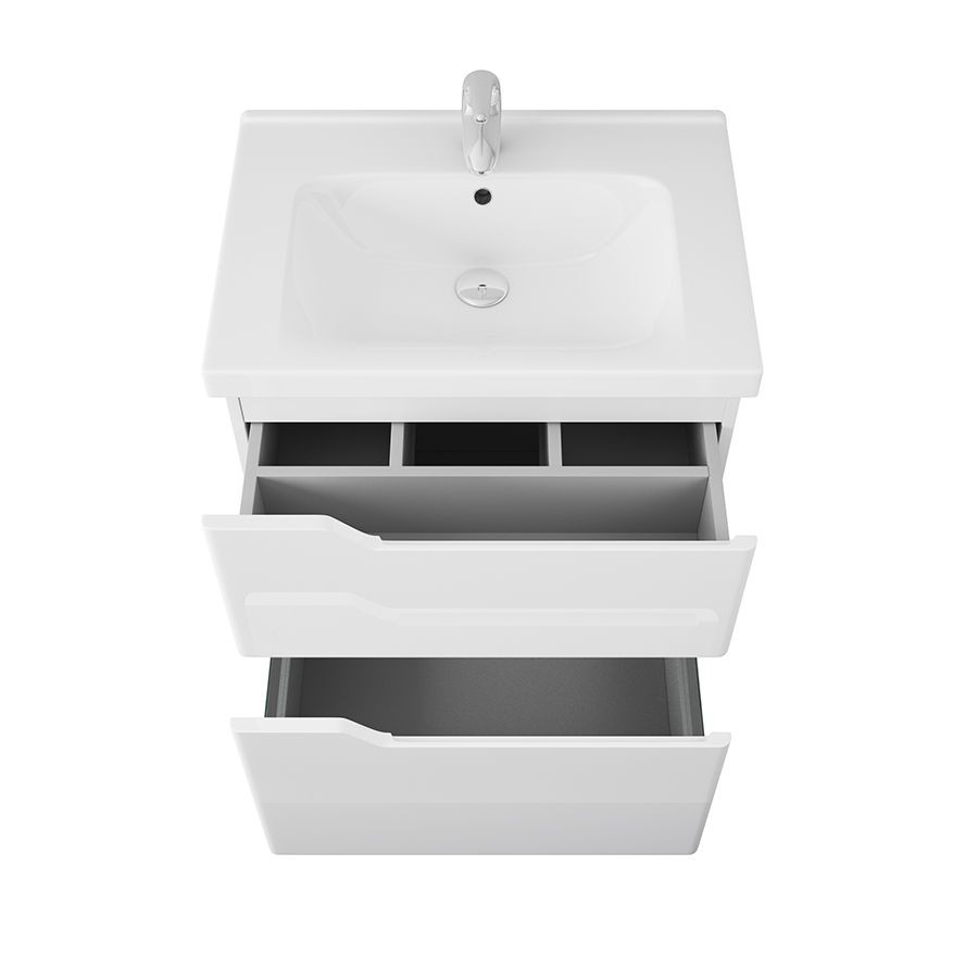 Тумба Hella stor 65, белый лак