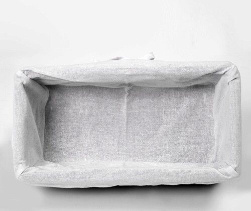 Корзина для белья WasserKRAFT Lossa 37x19x12,5 WB-120-M Коричневая