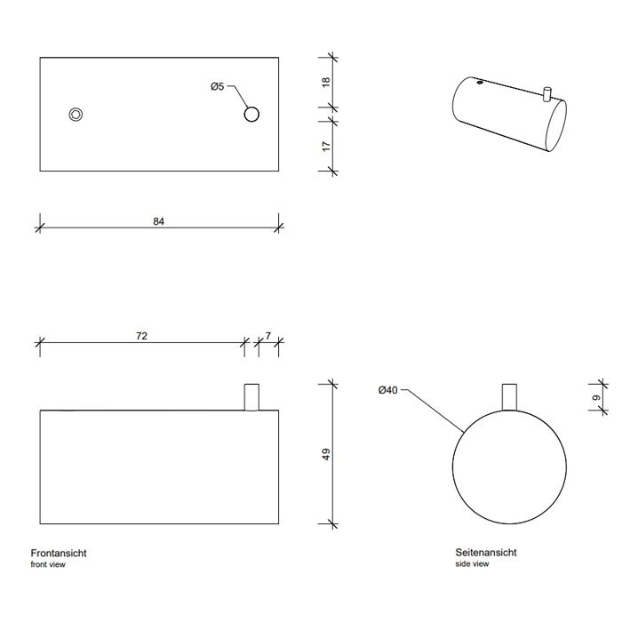 Decor Walther Tube HAK41 Крючок, 4см, цвет: хром ЗАКАЗ ПО ЗАПРОСУ Decor Walther Tube HAK41 Крючок, 4см, цвет: хром ЗАКАЗ ПО ЗАПРОСУ