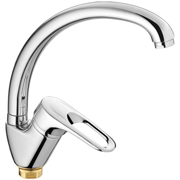 Смеситель для кухни FASHUN A4104-2, хром