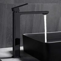 смесители для раковины Vincea Смеситель для раковины Next VBF-1N2MB однорычажный, черный,