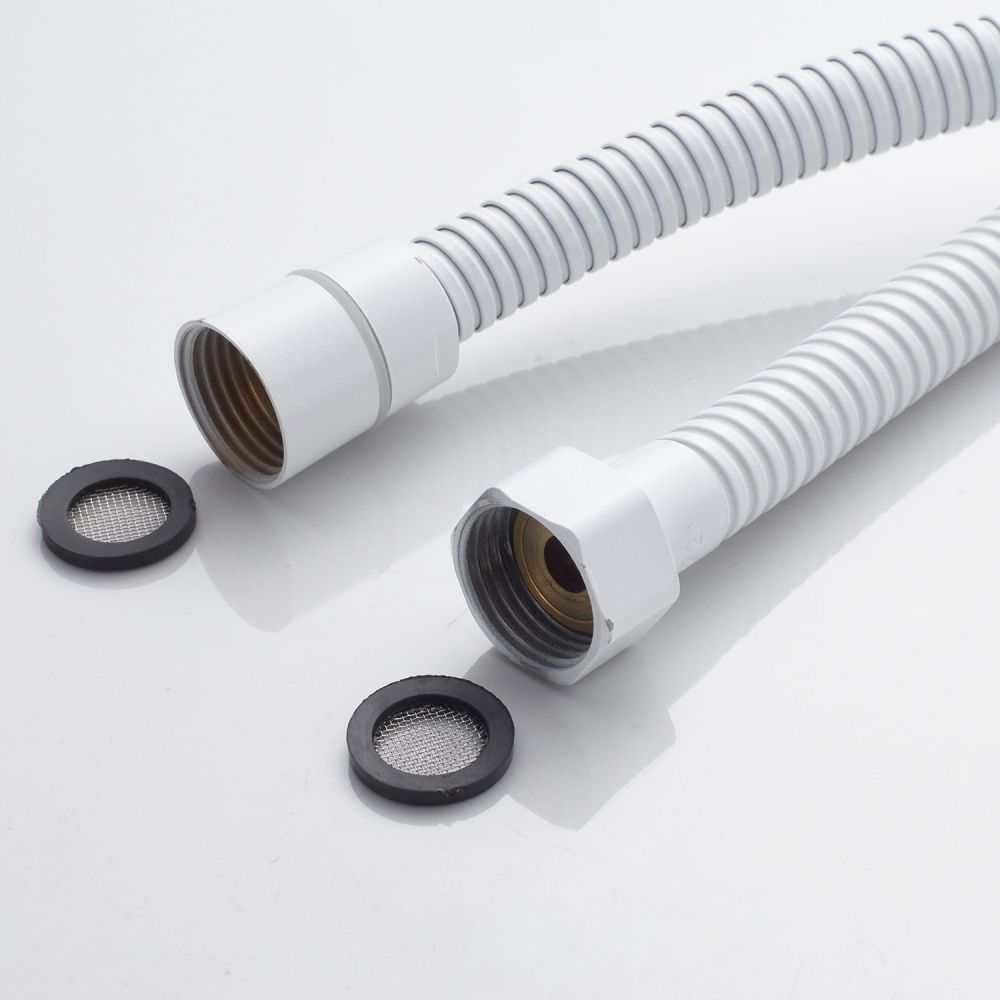 Смеситель для ванны Shevanik S4102C, белый