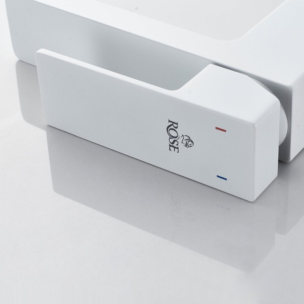 Смеситель для раковины Rose R1801C-1, белый