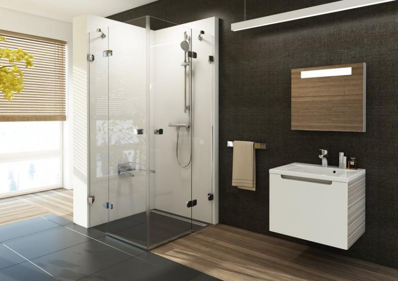 Душевой уголок Ravak Brilliant BSRV4-90 хром+транспарент