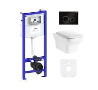 Комплект 6 в 1 Lavinia Boho Bristol Rimless 77040116, премиум с пластиковой клавишей