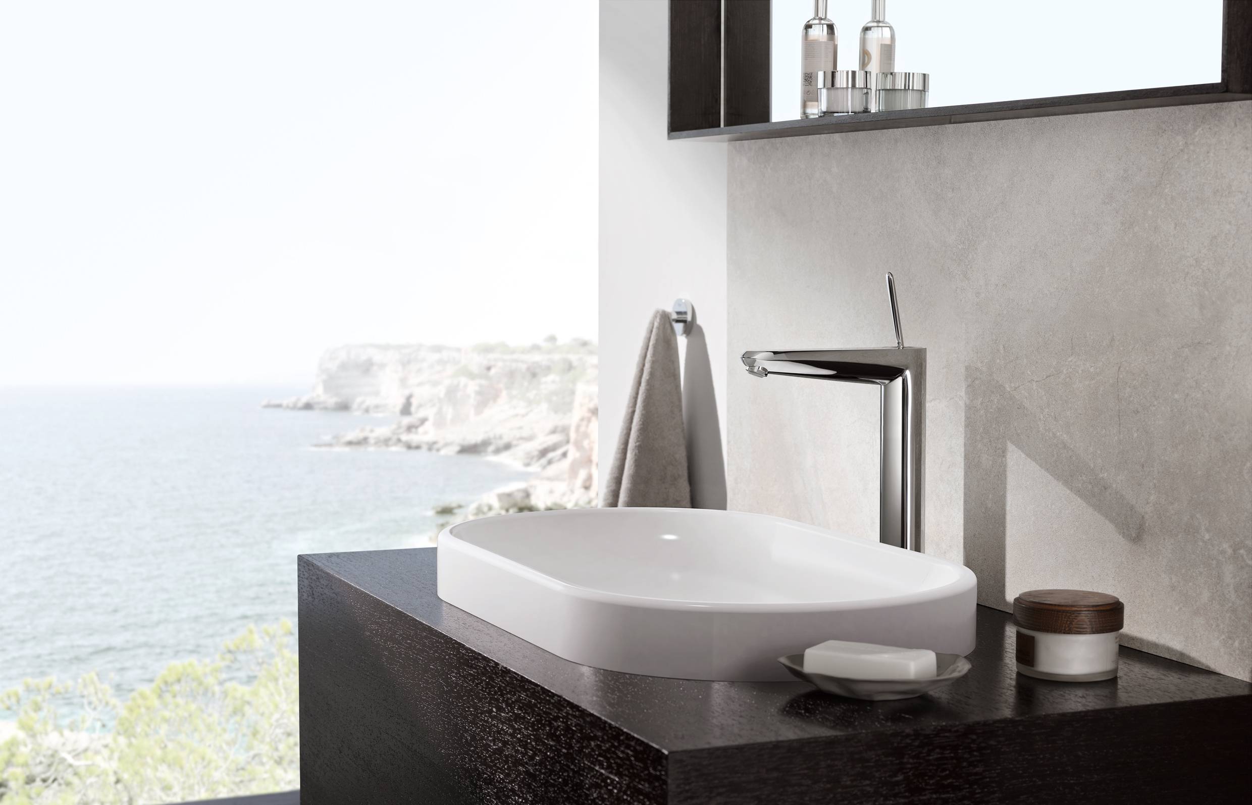 Смеситель для раковины GROHE Eurodisc Joy , отдельностоящий, хром (23428000) Смеситель для раковины GROHE Eurodisc Joy , отдельностоящий, хром (23428000)