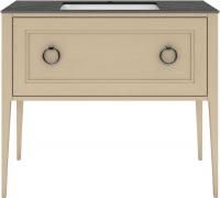 Тумба PLAZA Classic напольная с ящиком 100, капучино матовая