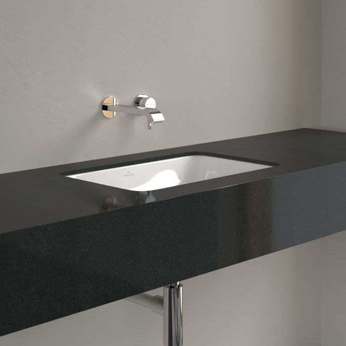 Villeroy&Boch Loop & FriendsРаковина 540*340*180мм без отв для смесителя, с переливом, наружная сторона в глазури, цвет альпийский белый Villeroy&Boch Loop & FriendsРаковина 540*340*180мм без отв для смесителя, с переливом, наружная сторона в глазури, цвет альпийский белый