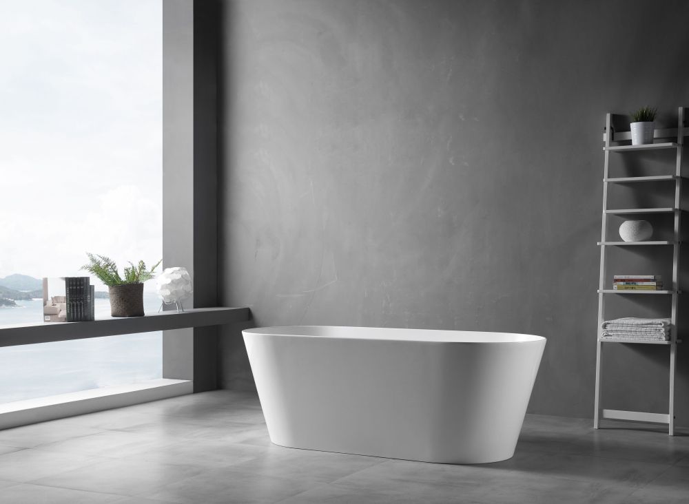 Zenon Leman, акриловая ванна закругленной формы, 180x80xh60 см, цвет белый глянцевый, артикул 4000.000.000.000.40948