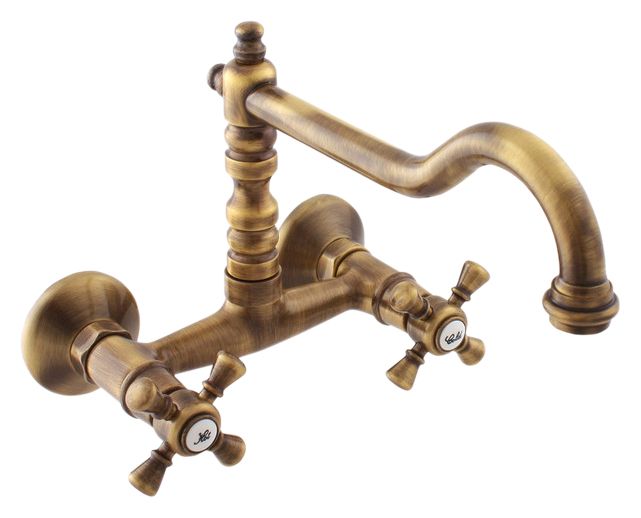 Смеситель для раковины Rav Slezak Morava retro MK302.5/28 хром, с ручкой МК3